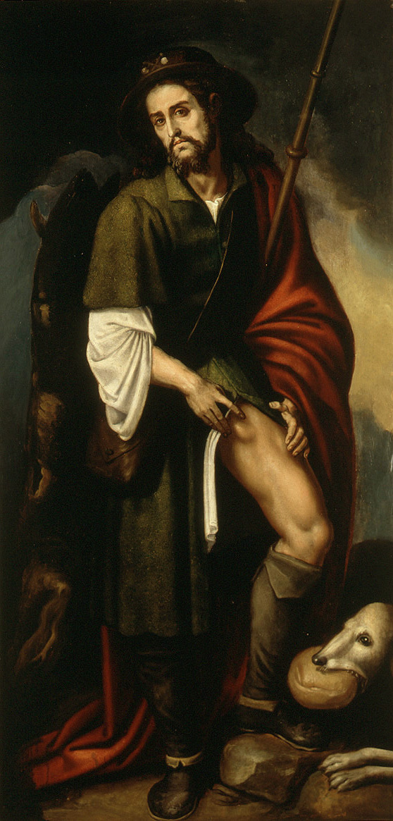 San Roque mostrando un bubón, de Francisco Ribalta, c. 1625.