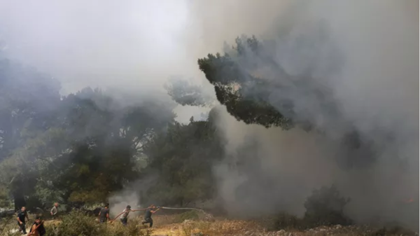 incendio Líbano